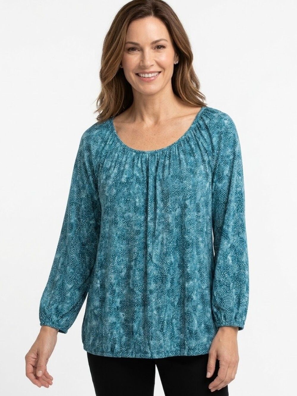 MICHAEL Michael Kors Teal Blouse Size XL